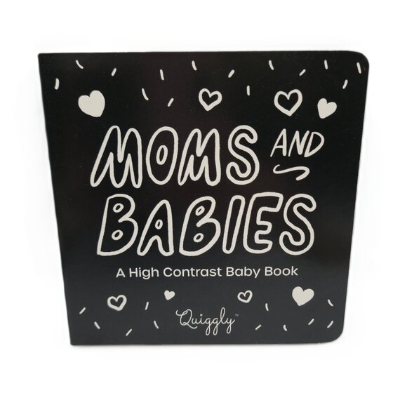 Quiggly High Contrast Baby Toy Set - Black and White Newborn Sensory Toys ,0-6m - Picture 4 of 16